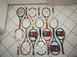13x Federer Racquet Wilson Pro Staff Hyper Ncode Blx Kfactor 85 90 97 RF97 RF85