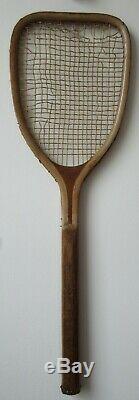 1884 Horsman tennis racket racquet FLAT TOP! Super rare! . Wimbledon