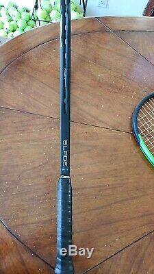 2 Wilson Blade 98 Countervail 16x19 Tennis Racquets - Grip 3 4 3/8