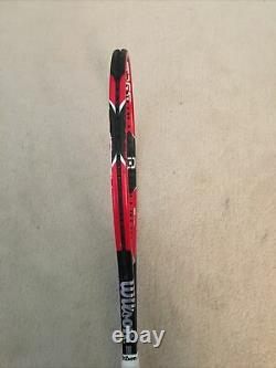 2 Wilson Pro Staff 97 4 3/8 Tennis Racquets Unstrung, 1 with Lead Tape