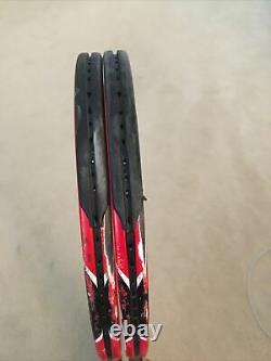 2 Wilson Pro Staff 97 4 3/8 Tennis Racquets Unstrung, 1 with Lead Tape