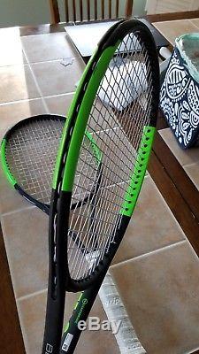 2 used Wilson Blade 98 Countervail 18x20 Tennis Racquets