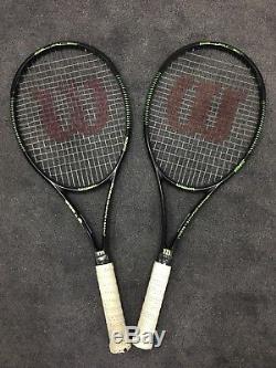 2 x Wilson Blade 98 (18 x 20) tennis rackets. Very Good Condition