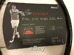 2017 Wilson Pro Staff RF97 Autograph Tennis Racquet Unstrung Grip 4 5/8 NEW