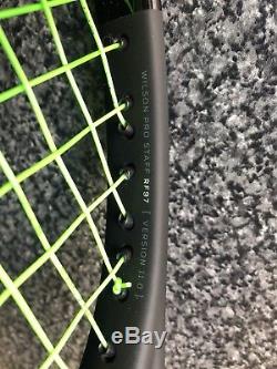 2017 Wilson Pro Staff Rf97 Autograph Tennis Racket Strung Grip 3 Roger Federer