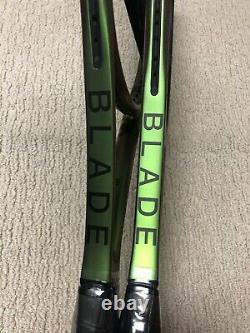 2X NEW 2021 Wilson Blade 98 18x20 V8 Tennis Racquet Grip Size 4 3/8
