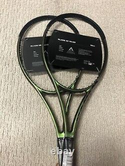 2X NEW 2021 Wilson Blade 98 18x20 V8 Tennis Racquet Grip Size 4 3/8