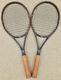 2x Wilson Pro Staff 6.0 95 Classic Strung Tennis Racquets! 4 5/8! Fairway! Rpm