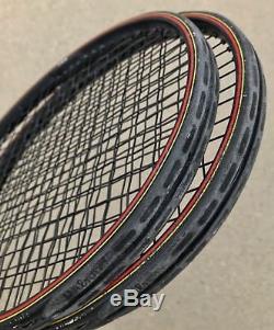 2X WILSON Pro Staff 6.0 95 Classic STRUNG Tennis Racquets! 4 5/8! FAIRWAY! RPM
