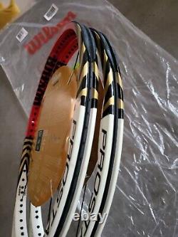 2x Wilson BLX2 Pro Staff Six. One 90 4 1/2 Tennis Racquets