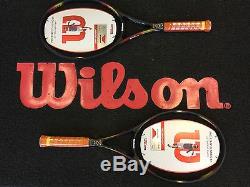 2x Wilson Pro Staff Classic 6.1 Tennis Rackets Grip L3 Unstrung. Rrp £360