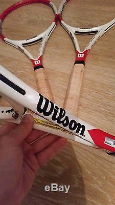 3 WIlson PRO STOCK Six One 95 Personal ATP Top Player