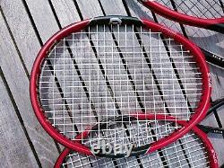 3 x Wilson Pro Staff 97 LS Spin effect Tennis Rackets Grip size 4 3/8