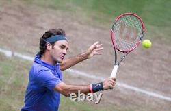 A tennis racket played by Roger Federer at the Gerry Weber Open