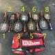 All(8) Lot Wilson Pro Staff 85 Midsize St Vincent/chicago/taiwan Tennis Rackets