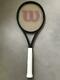 Blacked Out Custom Made Wilson Tennis Racket For Kei Nishikori // Pro Stock