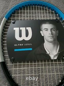 Brand new Wilson Ultra 100UL version 3 Tennis Racquet grip 4 3/8 RRP $269