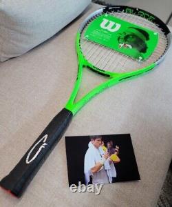Carlos Alcaraz Signed NEW Wilson TENNIS RACQUET Autographed withProof Rare L@@K