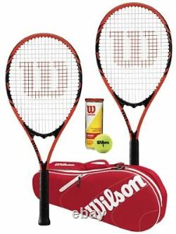 Federer Tennis Racket Twin Set With Advantage Racket Bag and 3