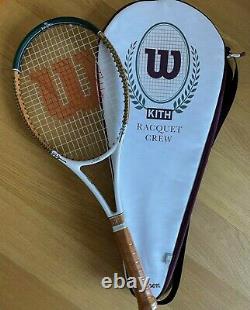 Kith Monday Program Kith for Wilson Pro Staff 97 Racket In hand, ready to ship
