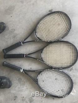 LOT of 3 Wilson Blade 98 16 x 19 Tennis Racquet Grip Size 4 3/8