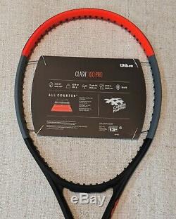 NEW Wilson Clash 100 Pro Tennis Racquet Grip Size 4 3/8