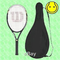 NEW Wilson Hyper Hammer 5.3 OS 4-3/8 grip STRUNG with COVER Tennis Racquet