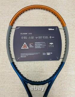 NEW Wilson Roland Garros Clash 100 Tennis Racquet Grip Size 4 3/8