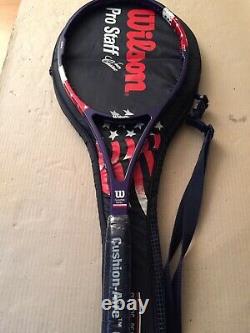 New Old Stock Tennis Racquet Wilson Pro Staff Classic Tour 6.6 Courier S&s
