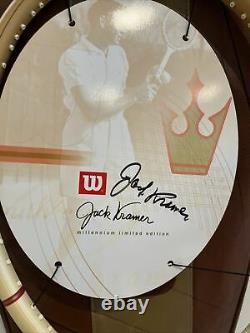 New Vtg. Wilsom Jack Kramer Autograph & signed grip tennis racquet with cert1751