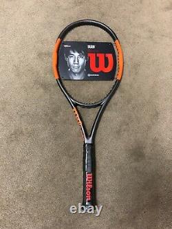 New Wilson BURN 95 Tennis Racquet Unstrung Grip Size 4 3/8 Nishikori