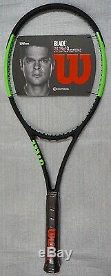 New Wilson Blade 98 (16x19) Countervail 4 3/8 Tennis Racket