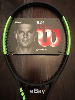 New Wilson Blade 98 16x19 Countervail Grip 4 1/4