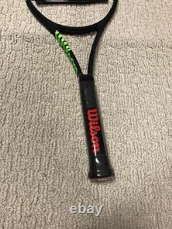 New Wilson Blade 98 16x19 V6 Tennis Racquet Grip Size 4 3/8