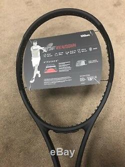 New Wilson Pro Staff RF97 Autograph Tennis Racquet Unstrung Grip Size 4 3/8 BLK