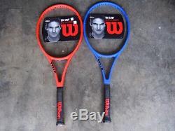 NewithWilson Laver Cup Tennis racquets red41/2 blue 43/8