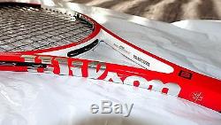 PRO STOCK WILSON nCode 6.1 Tour 90 Federer Pro Room Version 360g Tennis Racquet