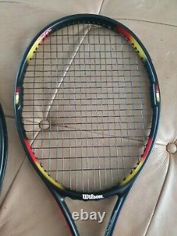 Pair of Pro Staff Classic 25th Anniversary Edition Rackets. VGC. Grip 3
