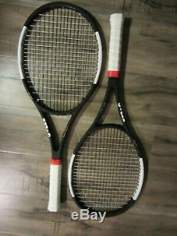Pair of Wilson Roger Federer Tuxedo Pro Staff RF97 tennis racquets 4 1/2 Grip