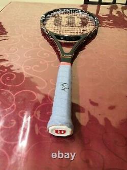 RARE NEW Wilson K Pro Staff 88 Sampras Autograph 4 1/4 grip Tennis racquet