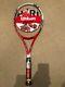 Red And White Wilson Tennis Racket Six One Ninety Five Blx Brand New