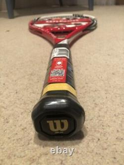 Red And White Wilson Tennis Racket Six One Ninety Five BLX brand new