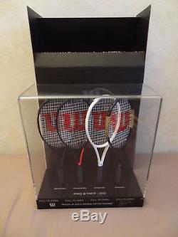 Roger Federer Limited Edition 2017 Wilson Mini Racket Collection Rare
