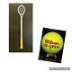 Tennis Collectibles God's Tennis Racquet & Wilson Us Open Think Big Ball