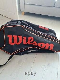 Tennis rackets x 3 with Wilson bag