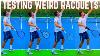 Testing Weird Tennis Racquets Snauwaert Ergonom Wilson Sledgehammer Blackburne Battistone Fs