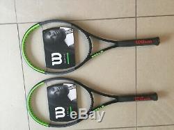 Three new Wilson Blade 104 V7 16x19 Tennis Racquet, grip size 3/8