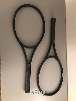 Two Very Lightly Used Wilson Pro Staff RF97 Autograph Racquets 4 3/8 Grip Size