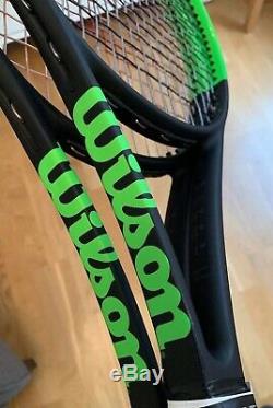 Two Wilson Blade 98L (18x20) Tennis Rackets Grip Size 3