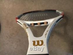 USED 2014 Wilson Pro Staff Tour 90 Roger Federer 4 3/8 grip Tennis Racquet